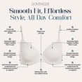 thumbnail image 3 of Dominique Aimee Seamless Contour T-Shirt Bra #3500 - Lightweight Everyday Bra with Smooth Shape Underwire – Lingerie for Women, 3 of 6