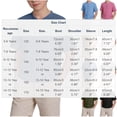 thumbnail image 3 of PWPSG Boys Henley Short Sleeve Shirt Lightweight Summer Daily Casual Tee Shirts Solid Quarter Button Pullover Tops Breathable Athletic Blouses Dark Blue 14-15 Years, 3 of 9