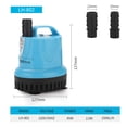 thumbnail image 1 of Bomba sumergible LH-802 de 45W para acuarios, diseño silencioso y eficiente, ideal para fuentes y sistemas de enfriamiento, con protección contra quemaduras y fácil de limpiar., 1 of 6