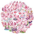 thumbnail image 2 of 35pcs-50pcs Colorful Axolotl Stickers Animal Cute Cartoon Stationery Stickers for Phone Laptop Suitcase, 2 of 9