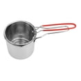 thumbnail image 1 of Contenedor de Aceite de Cocina, Cesta de Freidora Profunda Segura 304 Antideslizante de Acero para acampar inoxidable, 1 of 7