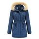 thumbnail image 1 of Puntoco Abrigo largo cálido para mujer con capucha y cuello chaqueta delgada de invierno Parkas Outwear Puntoco Puntoco-2938, 1 of 8