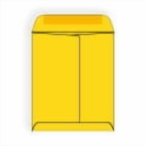 Golden Kraft Catalog Envelope, 11-1/2" x 14-1/2", Franklin®, 32 lb (SFI Certified), Machine Finish, Center Seam, No Window, Remoistening Seal, Flap Extended - Box of 100 Envelopes