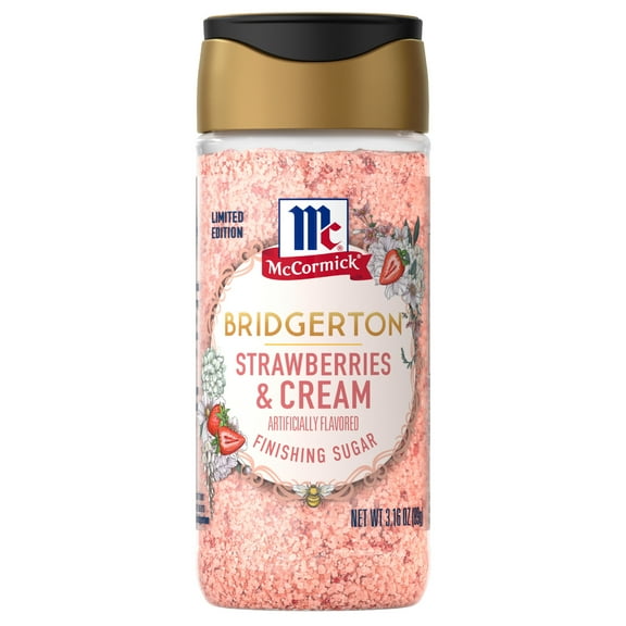 McCormick Strawberries & Cream Finishing Sugar, 3.16 oz Bottle