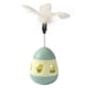 thumbnail image 1 of Juguete dispensador de golosinas para gatos con plumas, interactivo, evita que se vuelque, comedero lento para gatos, bola rompecabezas, amarillo y verde, 1 of 12