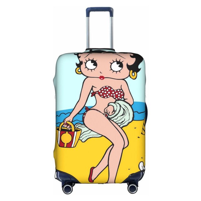 Betty Boop Funda De Equipaje Lavable Protector De Maleta Antiarañazos Para De 18 A 32 Pulgadas