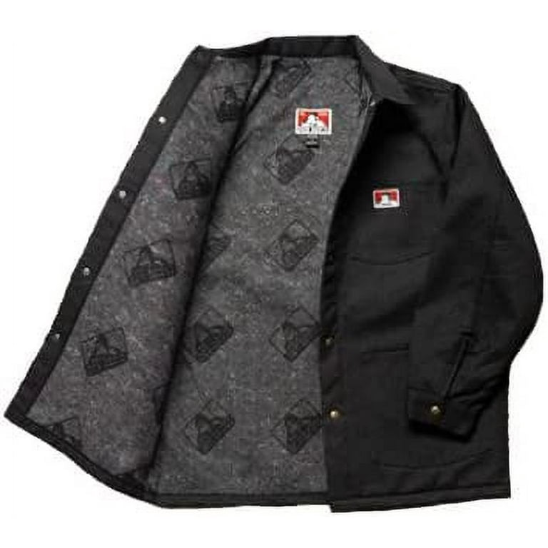 Ben Davis Men's Original Style Snap Button Front Chore Coat Classic Jacket  