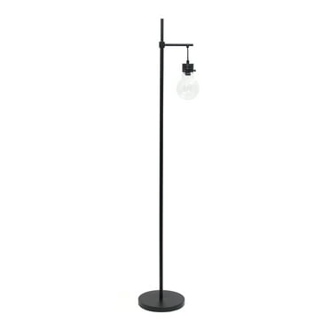 Elegant Designs Hanging Metal Lightbulb Floor Lamp