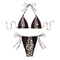 thumbnail image 1 of Conjunto de traje de baño dividido cómodo con estampado de leopardo y correas elegantes para mujer OAVQHLG3B Store  lin121212, 1 of 4