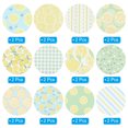 thumbnail image 3 of Uxcell 12x12Inch Scrapbook Paper, 24 Sheet Double-Sided Lemon Style Craft Paper, Yellow, 3 of 7