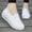 White, variant on YOUYEDIAN Orthopedic Shoes for Women Arch Support Non Slip Slip on Sneakers Lightweight Knitted Mesh Stretch Walking Shoes Soft 2026 Foam Shoes (White)