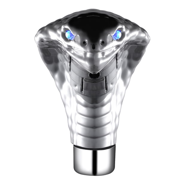 Riwesomey Car Head ABS Gear Knob Car Activado LED Light Handle Shifter Manual Automatic Gear Shifting Knob Vehículos, repuestos y accesorios Mis azul