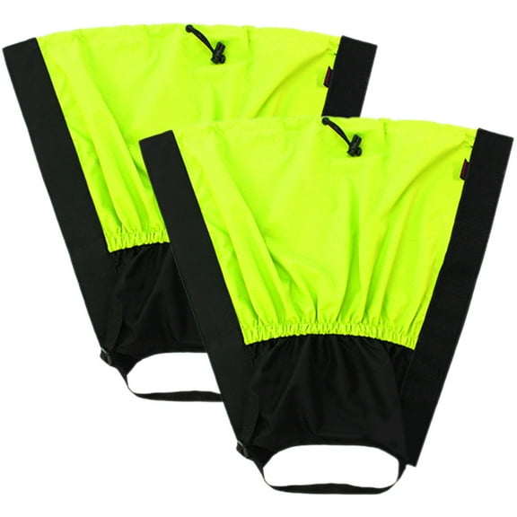 NICEXMAS 2Pcs Adjustable Waterproof Snow Gaiters for Outdoor Hiking and Hunting