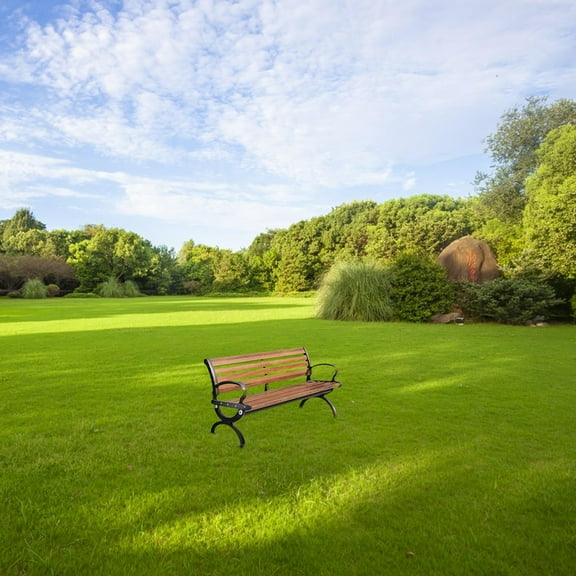 GOOHOCHY Park Bench Leg Replacement Iron Chair Feet Outdoor Bench Leg Feet Part for Garden Furniture Patio Chair Repair Accessories