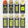 thumbnail image 3 of 14 Pieces/set Vegetable Chopper Multifunctional Vegetable Cutter Potato Shred Planer Kitchen Vegetable Convenient Cutting Tool, 3 of 4