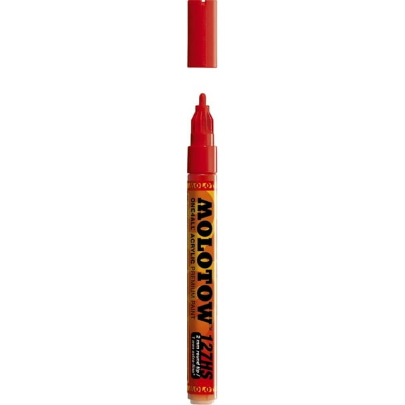 Molotow One4All Traffic Red Acrylic Paint Marker, 2mm