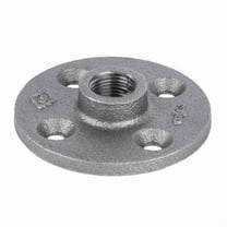 STZ Industries 3/8 in. FIP each Black Malleable Iron 2.75 in. L Floor Flange