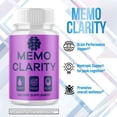 thumbnail image 6 of Memo Clarity Advanced Formula Brain Support Pills Maximum Strength Supplement 180 Capsules, 6 of 9