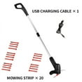 thumbnail image 4 of Cordless Lawn Mower Cordless String Trimmer Edger Portable Stretchable Electric Weed Eater, Patio Garden 1pc Cordless With Delivery Blade, Nudge Mower And Edging Tool, 4 of 6