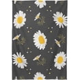 thumbnail image 2 of Coolnut Daisy Flower Tablecloth, Waterproof Washable Polyester Square Table Cover, Durable Tablecloth for Kitchen Dining Table Party Decor, 60"X 120", 2 of 7