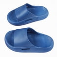 thumbnail image 3 of Ccpelsie Kids Boys Girls Slides Sandals Comfort Non-Slip Beach Pool Shower Shoes Indoor Outdoor (Little Kid/Big Kid)（Blue,34), 3 of 6