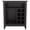 Black + Particle Board + Particle Board, variant on Bar Cabinet with Wine Rack for Living Room, Black Sideboard with Drawer and Open Shelf, Space Saving Buffet Server for Dining Room, 32.5W x 17.7D x 17.7H