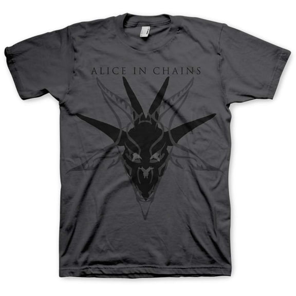Alice In Chains Unisex T-Shirt Black Skull (Small)