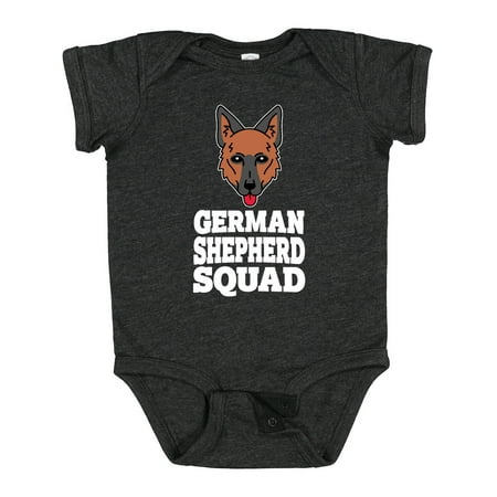 

Inktastic Dog German Shepherd Squad Gift Baby Boy or Baby Girl Bodysuit