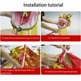 thumbnail image 6 of Dragon Dance Ribbons Flowy Rainbow Satin, Colorful Dragon Shaped Dancing Wand Silk Dragon Dance Ribbon Streamer,Square Fitness Dance Washable Dragon Streamer, 6 of 7