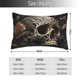 thumbnail image 2 of Balery Vintage Pattern Flower Skull Funda de Cojín Estampada, Regalos para Mujeres, Regalos de Amor para Ella, Regalos para Novia o Esposa, Funda de Almohada-14"x20", 2 of 6