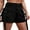 Black, variant on Michellecmm Women Denim Shorts, High Waist Solid Cargo Shorts with Pockets