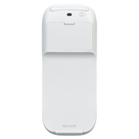 Microsoft - Surface Arc Wireless BlueTrack Ambidextrous Mouse - Light Gray