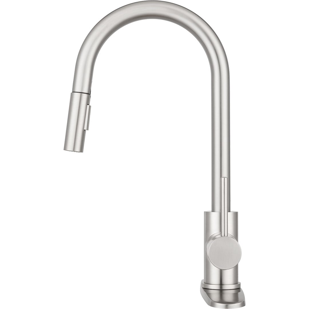Dura Faucet DFNMK540SN Touch Sensor Pull-Down RV Kitchen Faucet, Satin Nickel