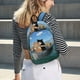thumbnail image 5 of Easygdp Two Brave Cats Are Floating On The Sea Iceberg Mochila de Lona Resistente para Laptop, Compatible con Laptops de 15 a 17 pulgadas, Ideal para Escuela, Trabajo y Viajes-Small, 5 of 5