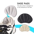 thumbnail image 3 of Cushion Inserts Shoe Pads for High Heels Adjust Size Adhesive Anti-Slip Heel Liner Grips Protector Sticker Pain Relief Foot Care Inserts, 3 of 8