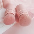 thumbnail image 3 of Light Pink Small Contour Brush Telescopic Brush Loose Powder Brush With Cover Blush Brush Setting Brush Honey Powder Brush Full Set Of Tools Portable Makeup Brush Eye Shadow Brush, 3 of 7