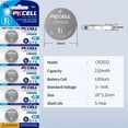 thumbnail image 2 of Batería PKCELL CR2032 de litio, 3 V, 210 mAh (paquete de 100), 2 of 8