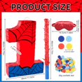 thumbnail image 2 of Piñata RUISUER Spider número 1 de 40 cm con barra y confeti, 2 of 7