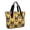 Boston Terrier, variant on Tote Bag for Women - Bulldog Dog and Footprints Shoulder Bag - Large Utility Work Duffle Bag with Zipper Handbag for Travel, Work, Sprots