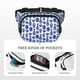 thumbnail image 5 of Balery Blue Vases Mochila Cinturón para Mujeres y Hombres, Bolsa de Cintura Impermeable de Doble Capa con Correa, 5 of 8