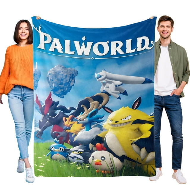 Palworld anti-pilling, suave, ligera, esponjosa y acogedora de lujo para hogar y cocina – Perfecta para niños y adultos,130X150cm