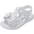 thumbnail image 1 of Birdeem Sandals for Girls Girls Summer New Big and Medium Children Princess Shoes Bow Open-Toe Rhinestone Beach Sandals, 1 of 12