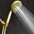 Luxury Spa ImperialShine Gold Hand Held Shower Head, 5 inch 6 Spray