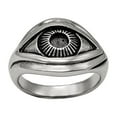 thumbnail image 2 of 81stgeneration Men's Women's 925 Sterling Silver Wiccan Gothic Third Eye ring, 2 of 2