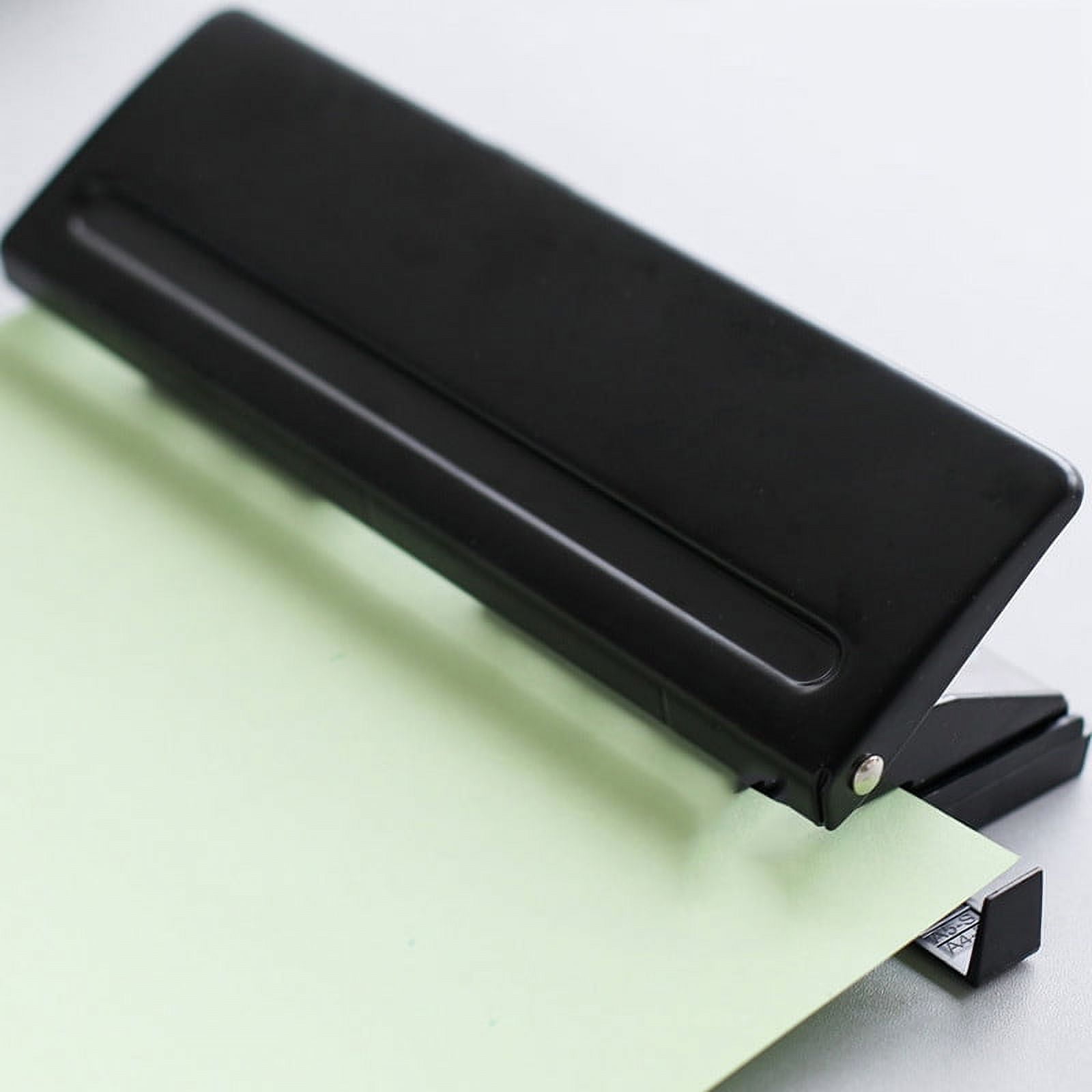 Adjustable 6-Hole Punch with Positioning Mark, Daily Paper Puncher