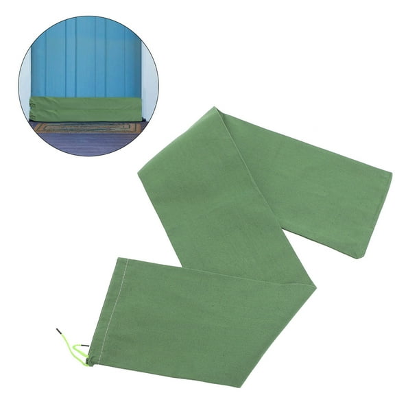 2pcs Long Empty Sandbags Reusable Canvas Sand Bags Thickened Rain Wind Flood Water Barrier Tube for Home Garage Basement Water Flood Control