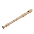 thumbnail image 1 of QI MEI 6-Hole German Style Soprano Descant Recorder Flute with Cleaning Rod Finger Rest Strap Cloth Storage Pouch, 1 of 7