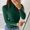 Army Green, variant on DPTALR George Women's Solid Color High Neck Long Sleeve Buttoned Base Knitted Sweater,Pink,Big and Tall Men M