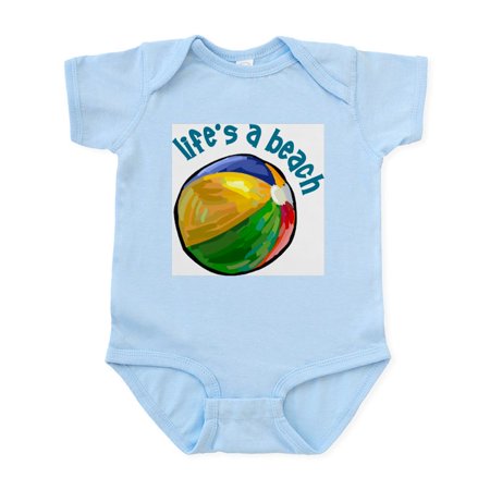 

CafePress - Lifes A Beach Infant Bodysuit - Baby Light Bodysuit Size Newborn - 24 Months