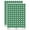 Dark Green, variant on Number 0 Zero Felt Marker Font 200+ Round Stickers - Brown - Matte Finish - 0.50" Size